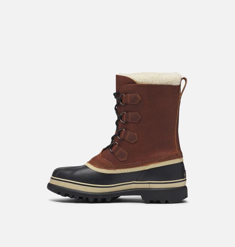 Sorel Erkek Caribou™ Wool - Kar Botu Koyu Kahverengi - 961-EQPVFO